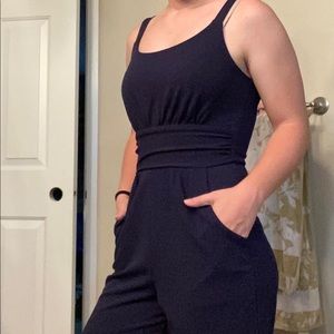Emerald Sundae Navy Jumpsuit Size small